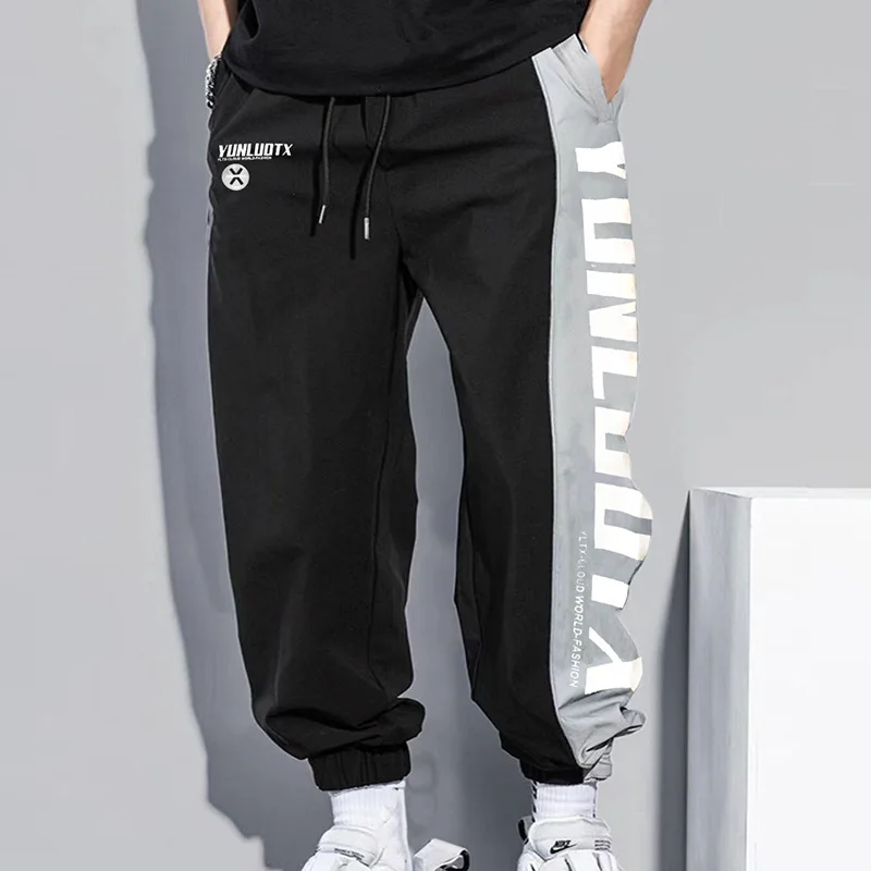 Large size 13XL 12XL 9XL autumn Winter Men sweatpants sports pants man elasticity sweatpants black high street elasticity pants