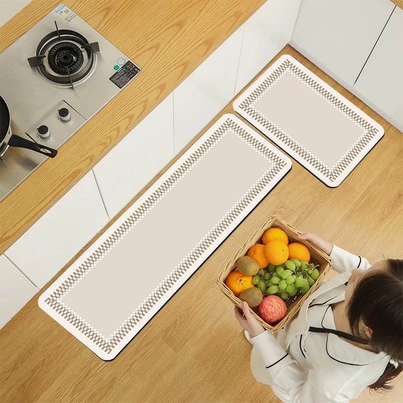 Kitchen Door Steps Water-Absorbing Oil-Absorbing Non-slip Foot Mats Diatomite Bathroom Water-Absorbing Floor Mats