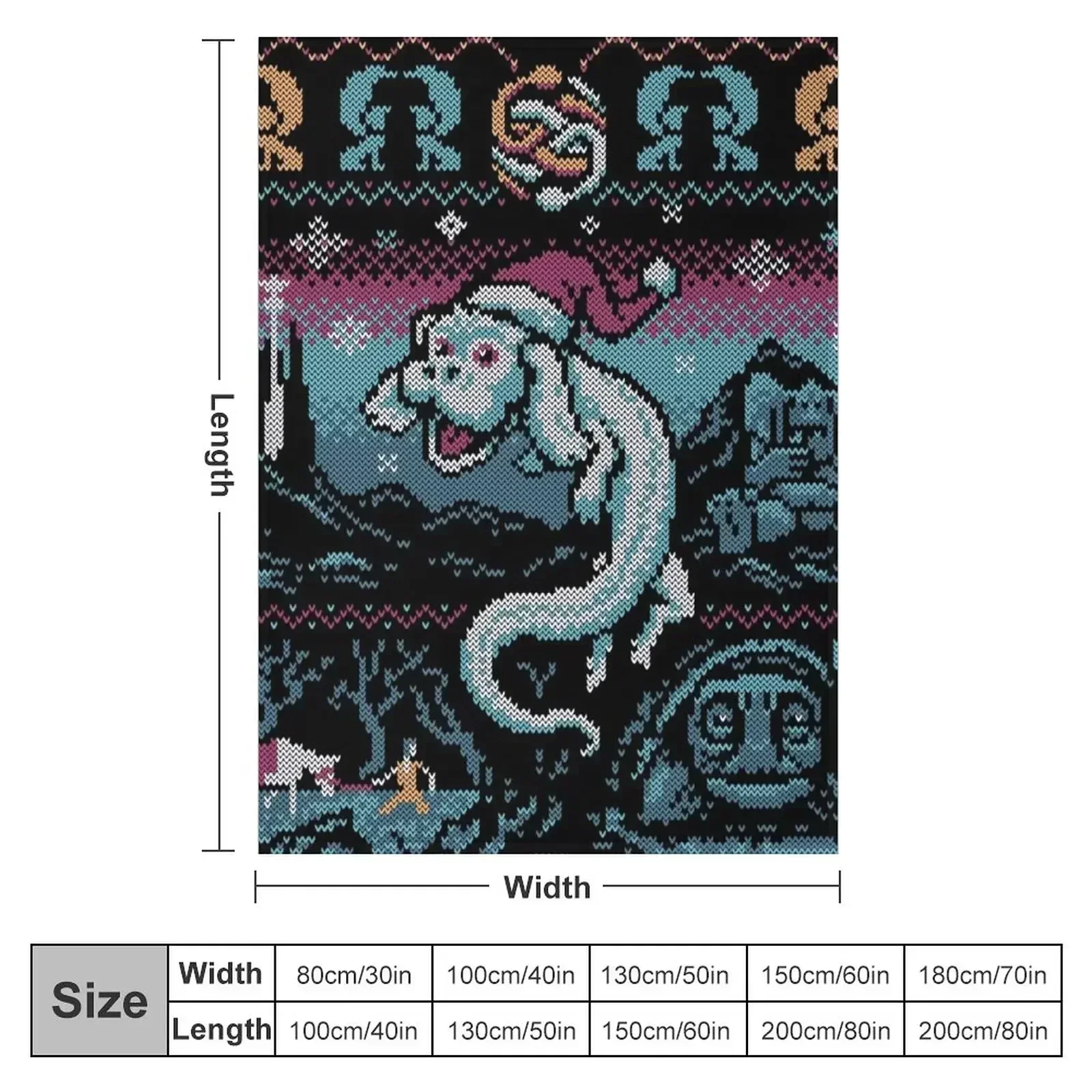 Neverending Christmas Throw Blanket Beautifuls Camping Sofas bed plaid Warm Nap Blankets