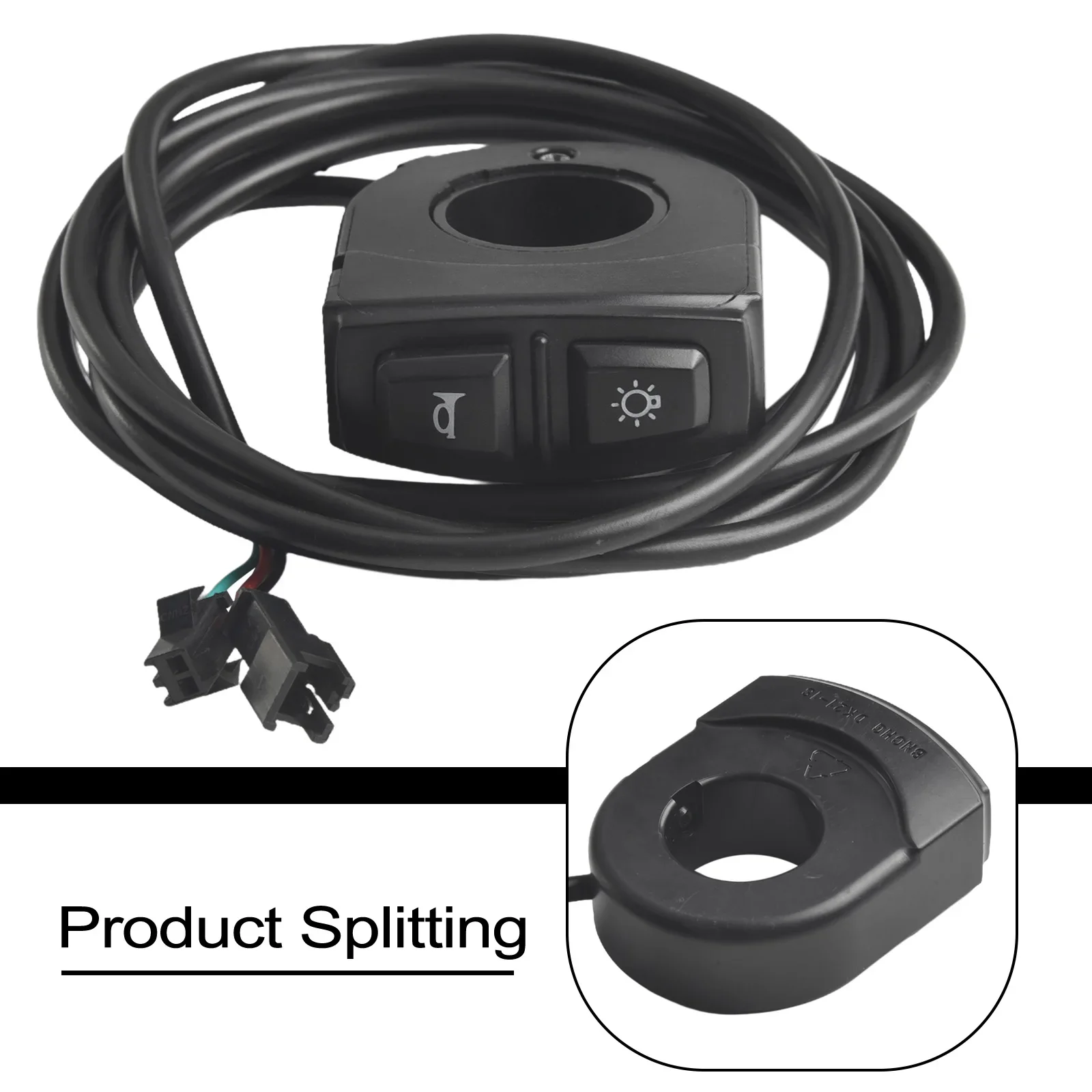 Handlebar Switch Ebike Applicable Voltage Fits All Electric Scooter Main Body Waterproof Ebike Electric Throttle