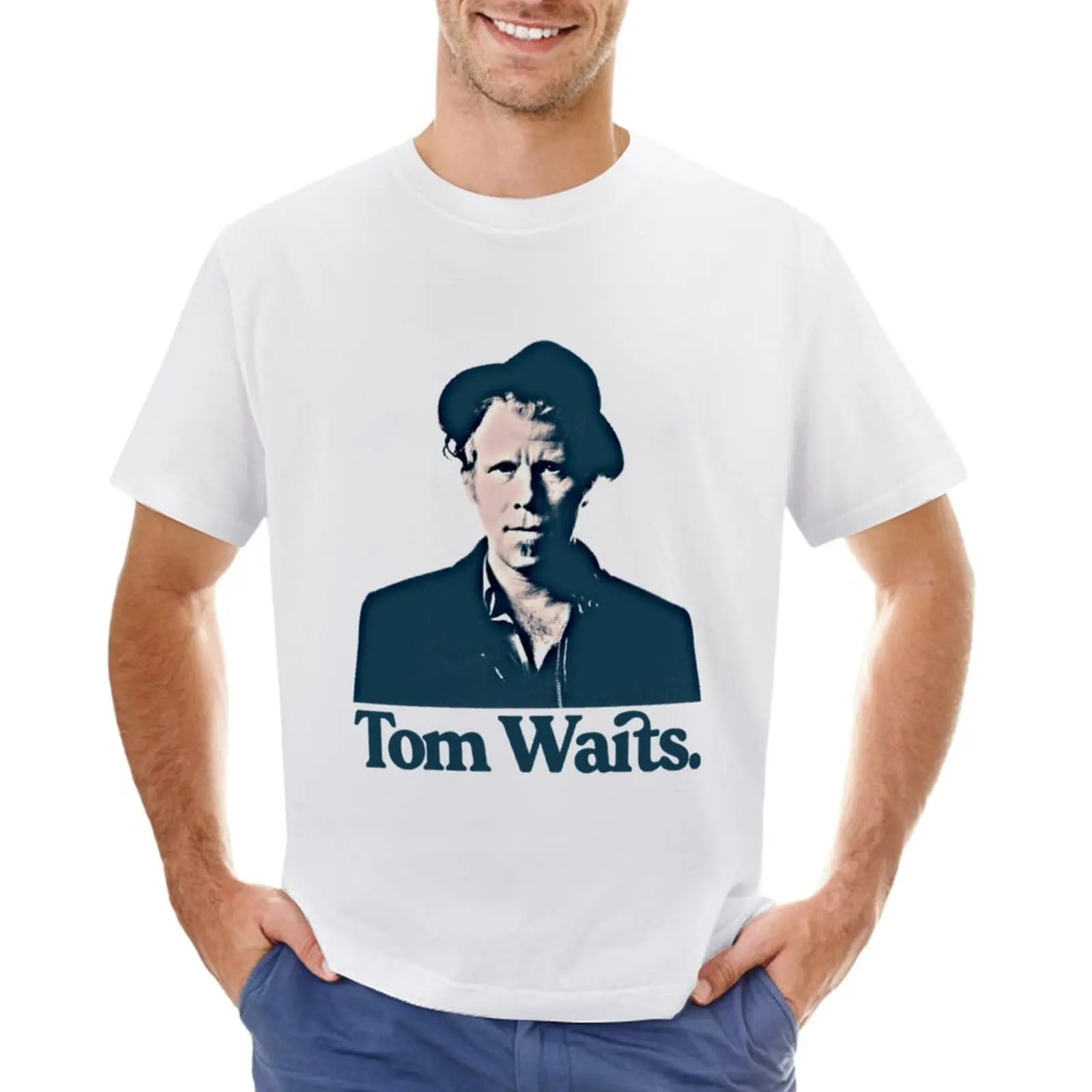 

Tom Waits T-Shirt korean fashion oversized t shirts for men graphic