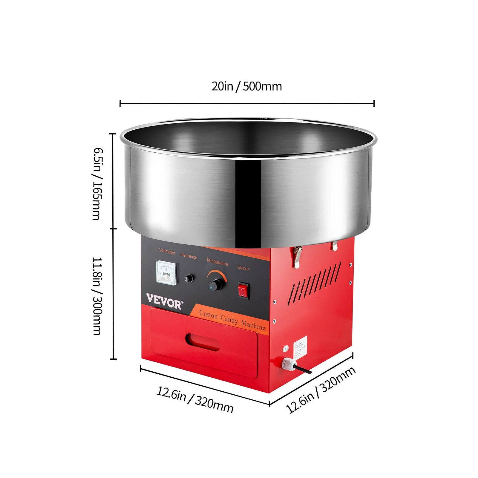 Blue pink red color Electric Cotton Candy Floss Machine Cotton Candy Making Machine