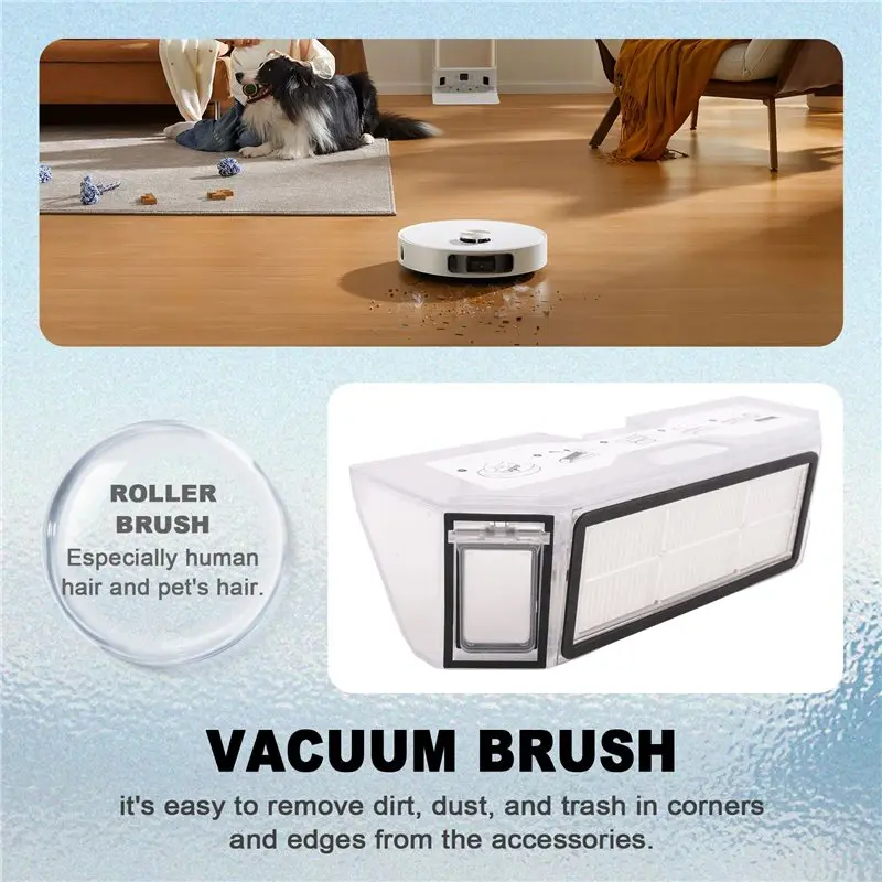 Сменный пылесборник для Roborock Q Revo Curv с HEPA-фильтром, робот-пылесос, мусорная корзина, запасные части, аксессуары