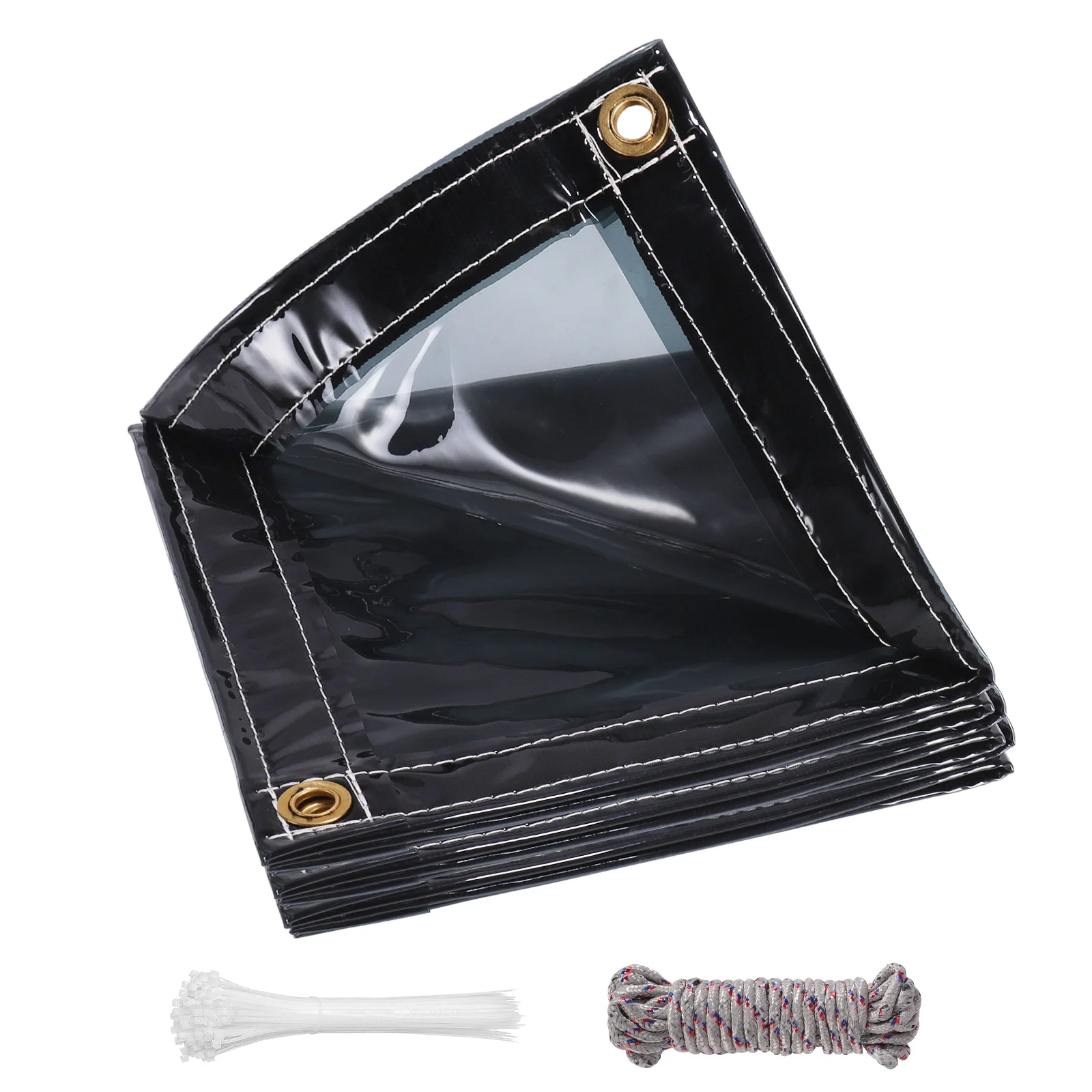 Doorzichtige zeilen, zware UV-bescherming, waterdicht, doorschijnend zonnescherm, PVC-zeil voor kas, terras, tuin, veranda, paviljoen