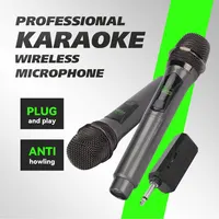 Sistema de micrófono portátil de carga inalámbrica LMBGM W7 2,4G con batería de larga duración para iglesias, karaoke, actuaciones al aire libre