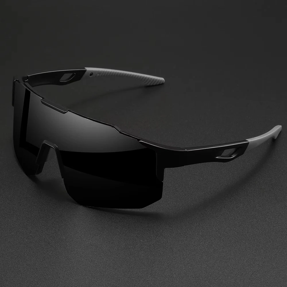 1–3 Stück Unisex-Sport-Sonnenbrille, übergroß, UV400, Wrap-Around-Design, bunt, bequem, für Radfahren, Wandern, Outdoor-Aktivitäten