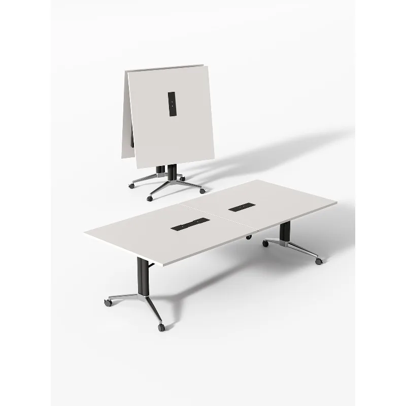 Desk splicing telescopic folding desk negotiation table