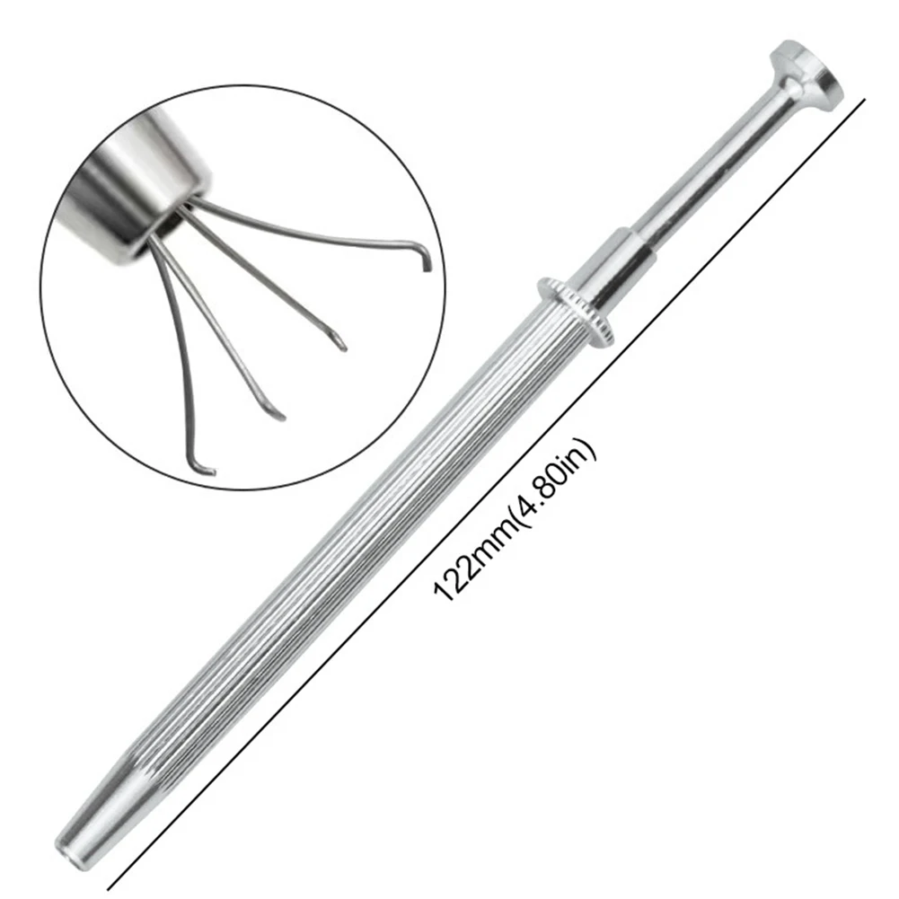 ชุดอุปกรณ์หยิบลูกปัด 4 ชิ้น แบบ 3 กรงเล็บ และ 4 กรงเล็บ พร้อมที่จับและแหนบ