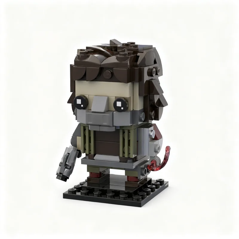 172 stuks MOC Brickheadz Marvelled Rivals Winter Soldier Model Bouwstenen Constructie DIY Speelgoed Kerstcadeaus Creatief idee