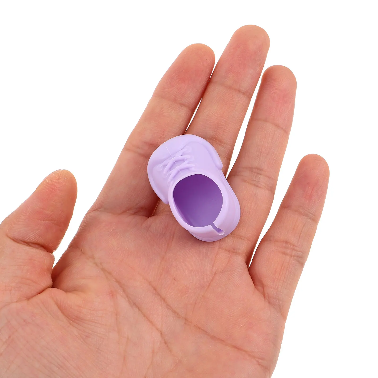 

40Pairs Miniature Shoes Flat Short Boots Replacement for 17cm 6.69 Inch Accessories Mini Scene Props Mini House Shoes