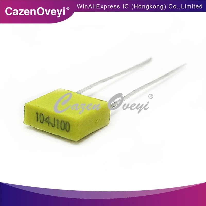 

10PCS Correction capacitor 100V104J 100NF 0.1UF Correction capacitor 5mm pitch