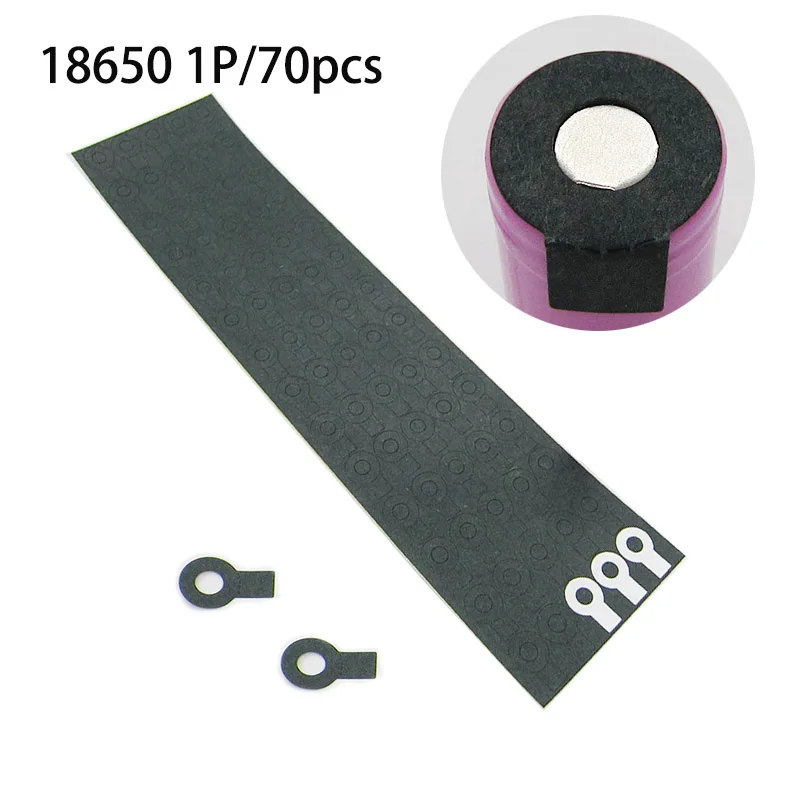 18650 Barley Paper Insulation Gasket Lithium Battery Single Section Back with Adhesive Insulation Sticker 18650 Barley Gasket