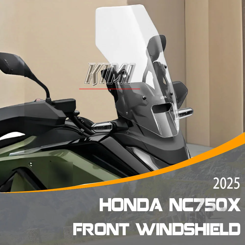 

For HONDA NC750X 2025 Motorcycle Front Windshield JV Front Windshield Heightened and Widened Windshield Modified Accessories