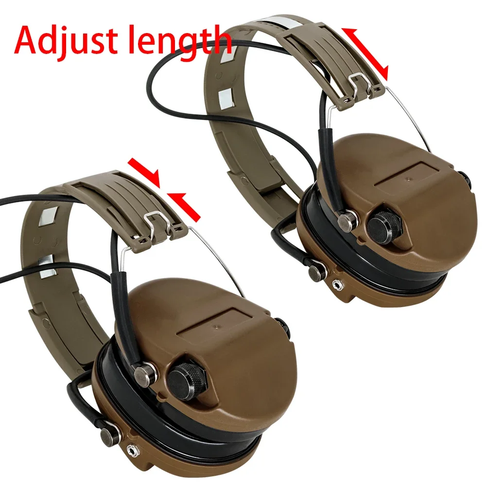 TAC-SKY Tactical Headset SORDNIPSC Active Noise-Cancelling Airsoft Earphones Hunting Shooting Electronic Ear Protection