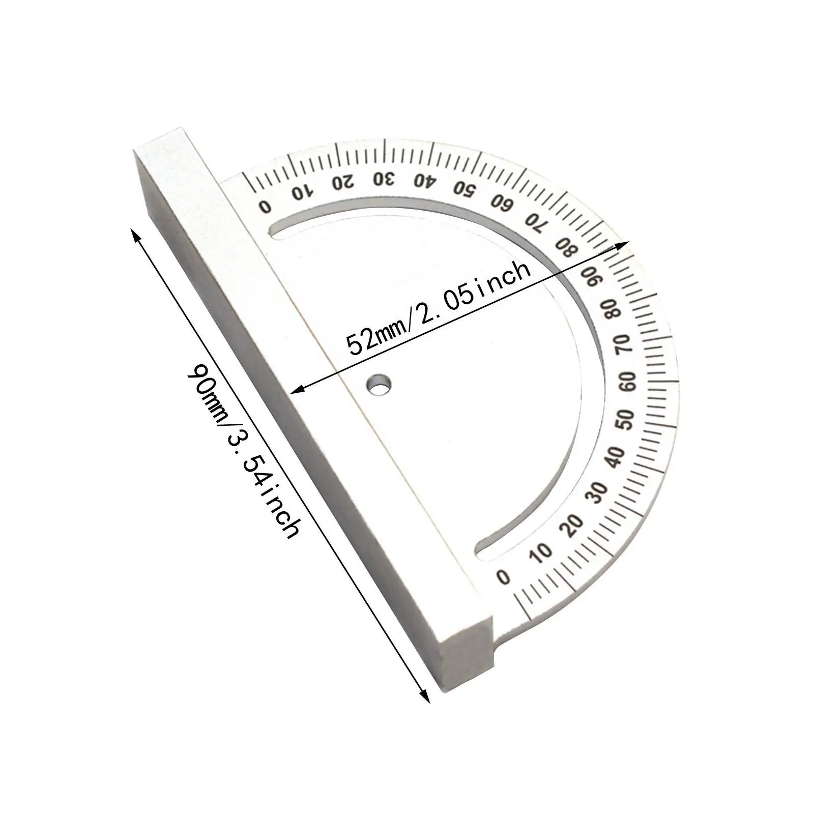 Compact Woodworking Gauge Table Saw Angle Plate Marking Ruler for Guide for Circular Saw Hand Crafts and Carpentry