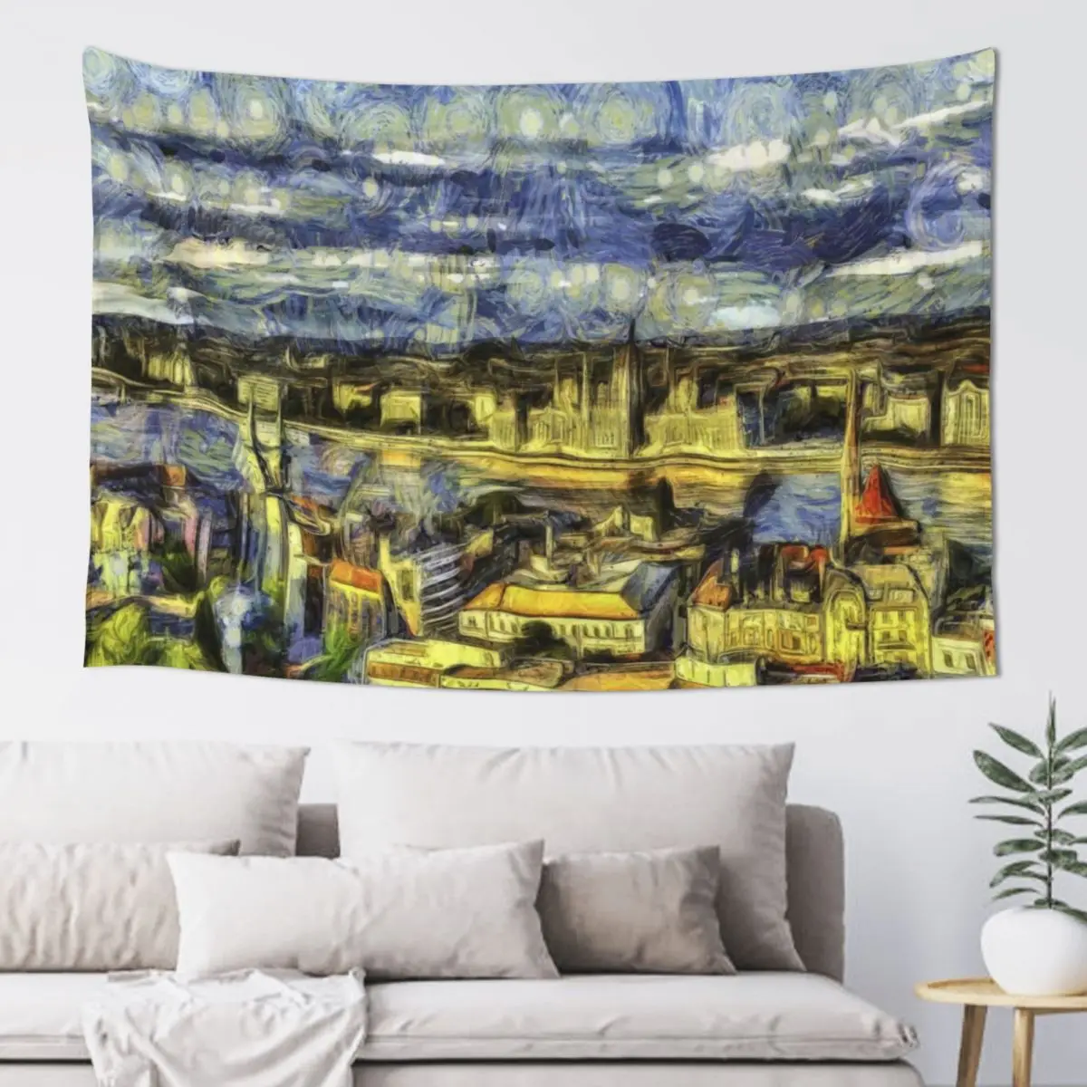 

Budapest Vincent Van Gogh Tapestry Bedroom Decoration Decoration Home Aesthetic Room Decorations Korean Room Decor Tapestry