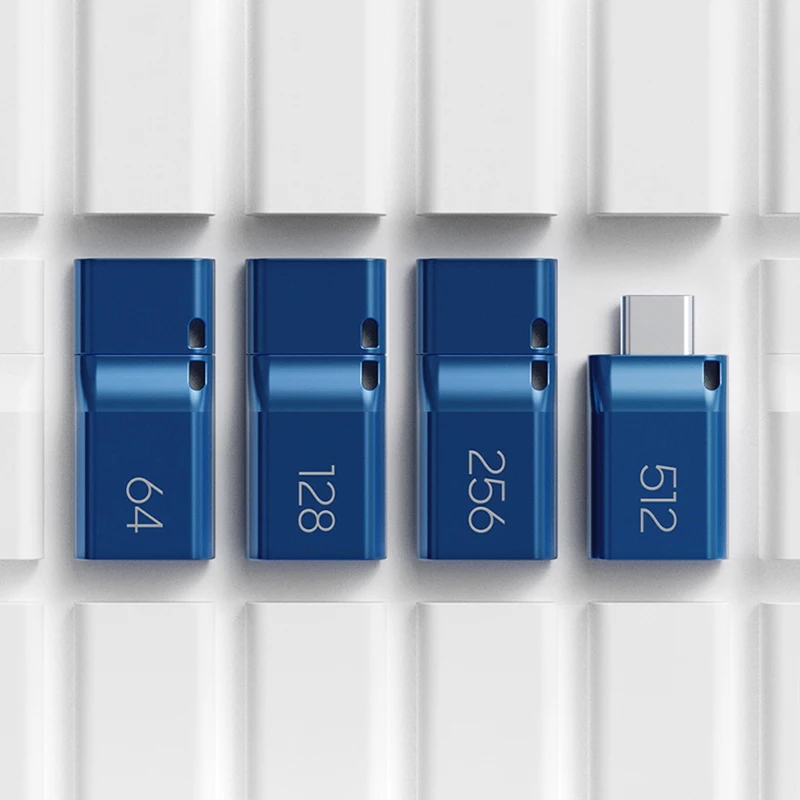 محرك فلاش USB من سامسونج Type-C 64 جيجابايت 128 جيجابايت 256 جيجابايت 512 جيجابايت سرعة تصل إلى 400 ميجابايت/ثانية ذاكرة قرص U صغيرة USB Type-C Stick Pendrive