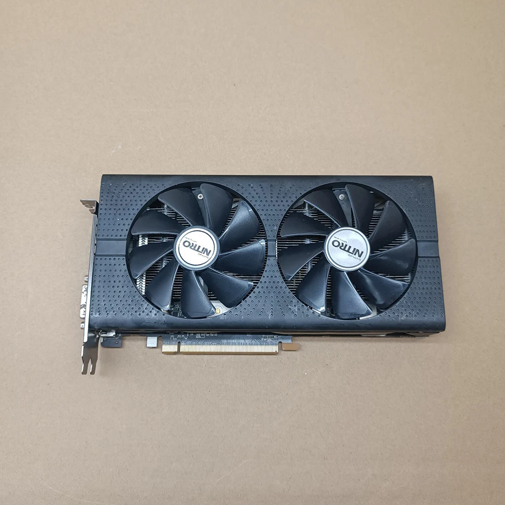 Second Hand RX580 8GB Graphics Card, Suitable for Desktop Computers