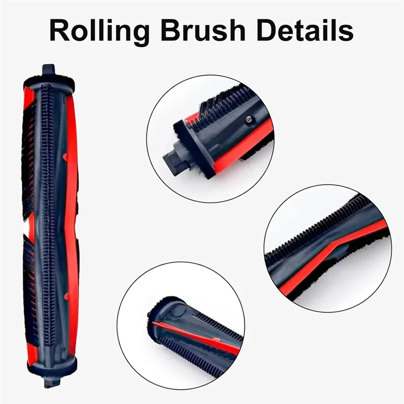 

M04K 19PCS For Roborock Saros Z70 / G30 Space Vacuum Attachments Roller Side Brush Dust Bag Filters Mop Pads Accessories Kit