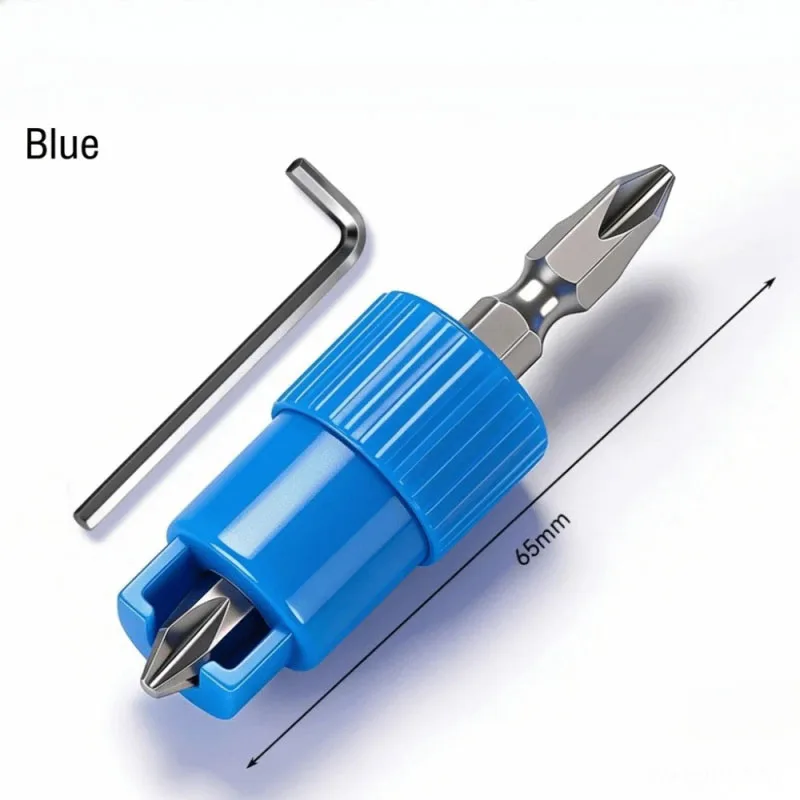 Spring-Loaded Screw Holder Drill Bit Anti-Drop Screwdriver Bit Fixing Clamp Set Screw Holder Drill Bit Phillips Screwdriver Bit