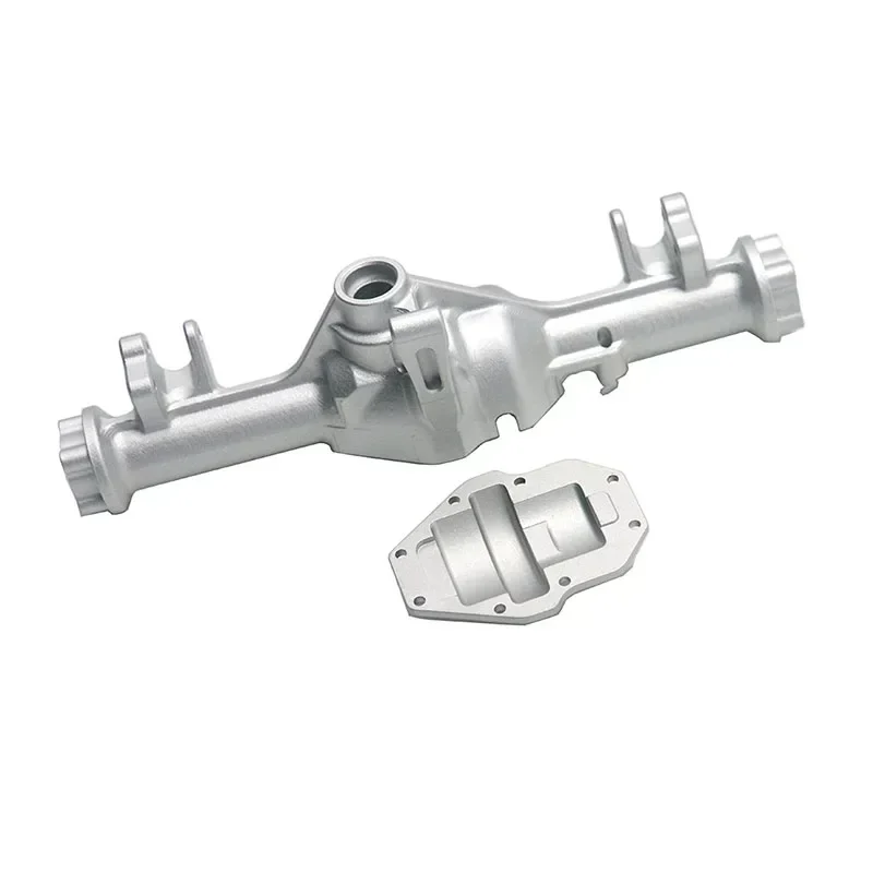 กล่องเพลาหน้าอะลูมิเนียมอัลลอยด์ YIKONG CNC รุ่น 12026 YK4082 สำหรับรถไต่เขา อุปกรณ์ดัดแปลงและอัพเกรดของแท้ สีเงิน