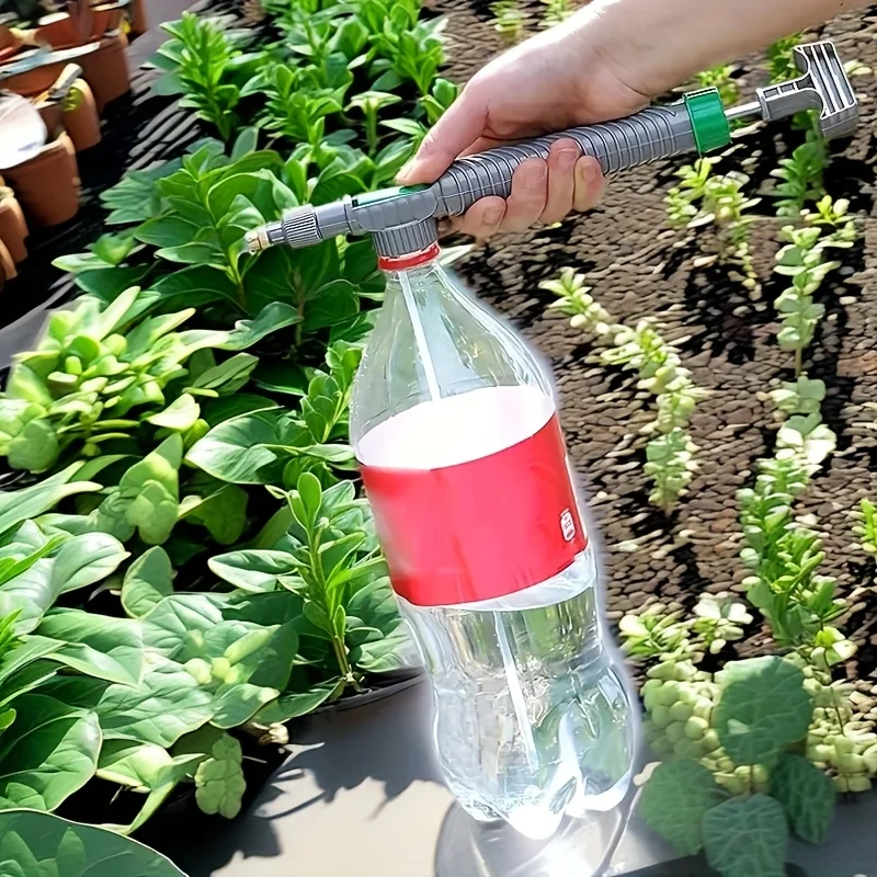 مرشة يدوية بمضخة هواء عالية الضغط، رأس رش قابل للتعديل لزجاجة المشروبات، فوهة رش، أداة سقي للحديقة، أداة زراعة بخاخ عالي الضغط مرشة يدوية أدوات ري الحدائق أدوات زراعية فوهة قابلة للتعديل بخاخ متعدد الوظائف بخاخ للحديقة #1