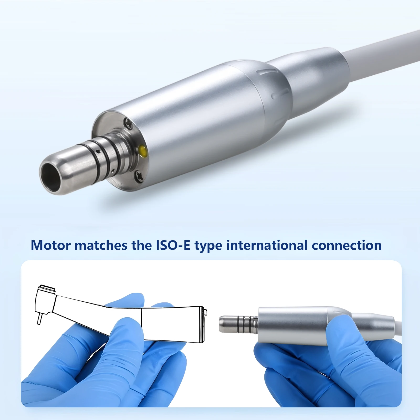 SANDENT Portable Dental Brushless Micro Motor Touch Screen Portable Electric Motor Fit 1:1/1:5/16:1 Contra Angle Handpiece