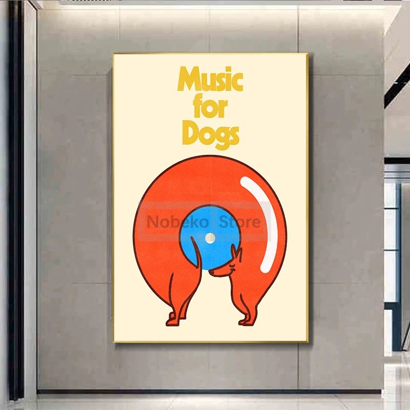 Original Polish Music Posters Abstract Vinyl Record Prints Canvas Painting Poland Wall Art Pictures Home Room Modern Decoration