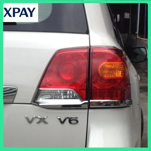 

For 2012-2015 Chrome Tail Light Lamp Cover For Toyota Land Cruiser 200 FJ 200 Accessories