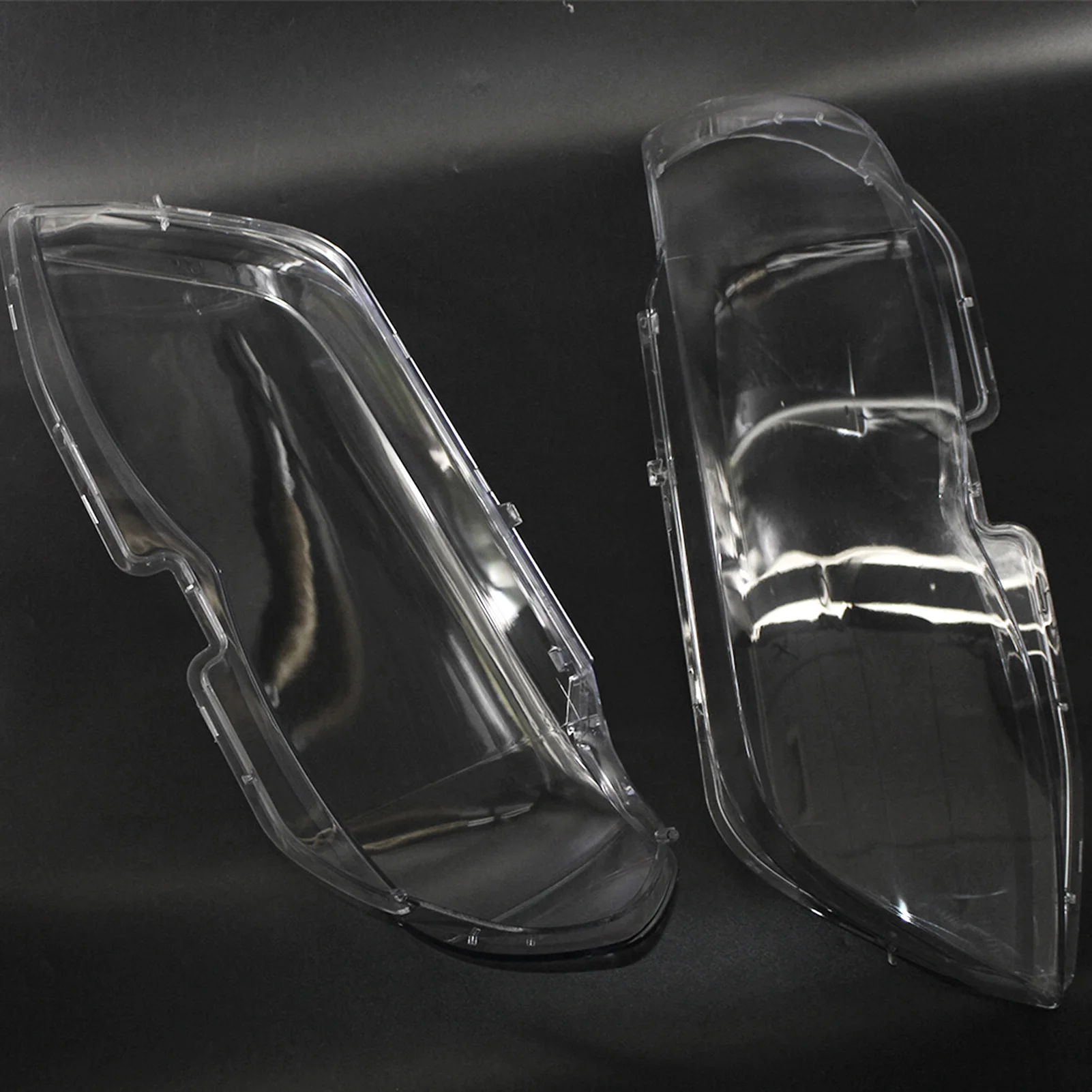 

Headlight Lens Plastic Cover Replacement For BMW X5 E53 Right+Left 2004-2006