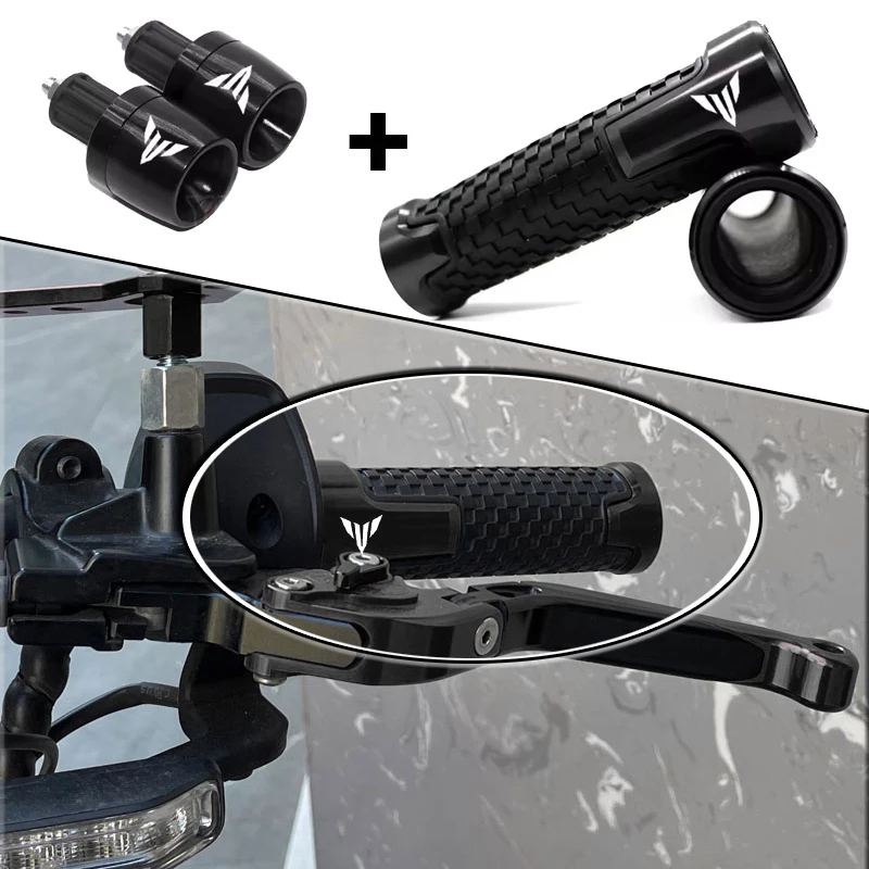 For MT03 MT-09 MT-10 MT-07 MT-03 MT-25 MT-15 MT-125 7/8 Inch 22mm Motorcycle Anti-Skid Handle,Handle End Plug,Handle End Cover