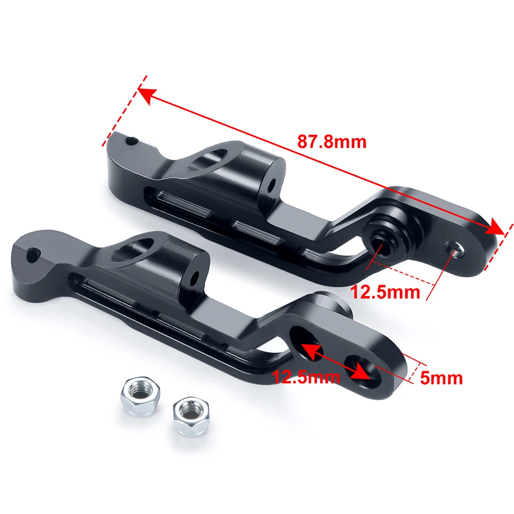 AXSPEED Rear Support Frame Chassis Body Post Support Mounts for LIMITLESS FELONY INFRACTION V2 6S 1/7 RC Car Upgrade Parts