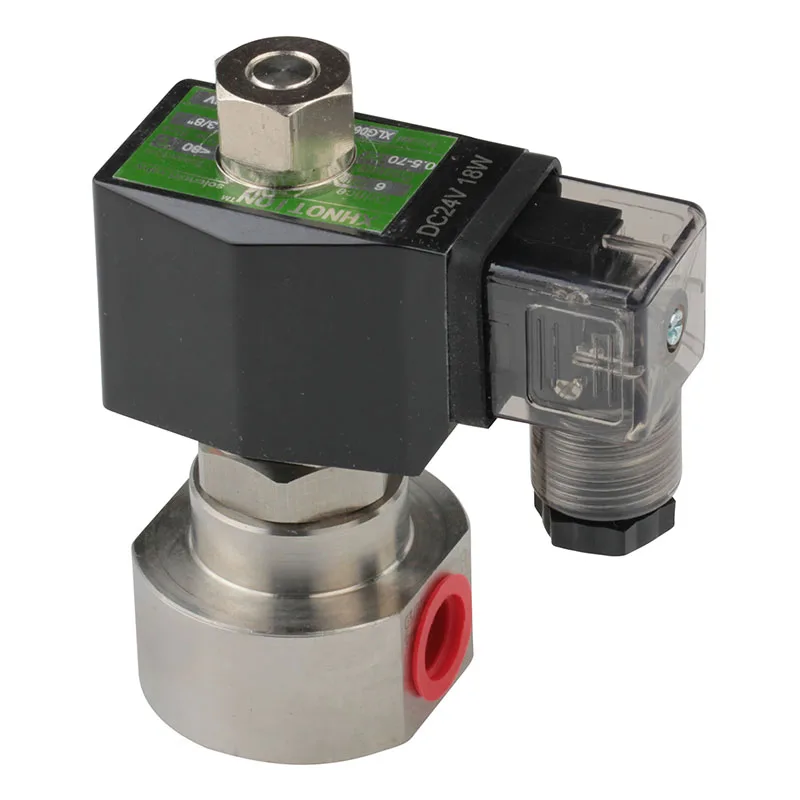 XLG060-10BH 70 bar normally open high pressure stainless steel solenoid valve