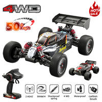 Q146 1:16 50KM/H 4WD RC Car With LED Remote Control Cars High Speed Drift Monster Truck for Kids VS WLtoys 144001 Vehicle Drift