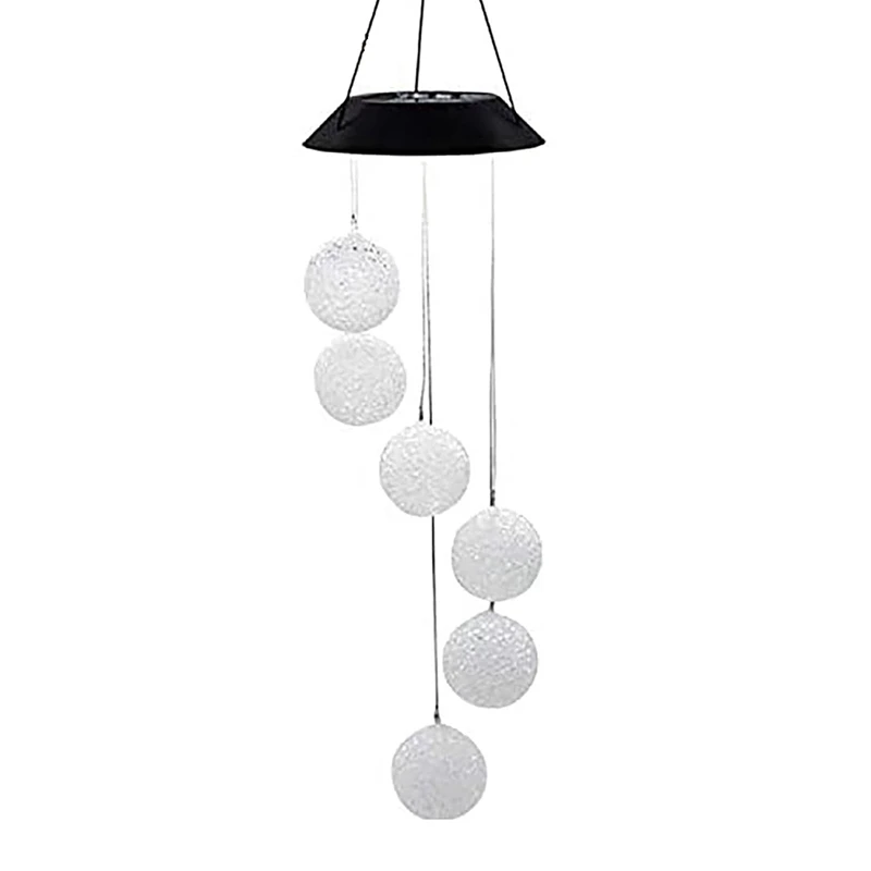 

Solar Wind Chime Light LED Colorful Gradient Outdoor Garden Decoration Atmosphere Chandelier