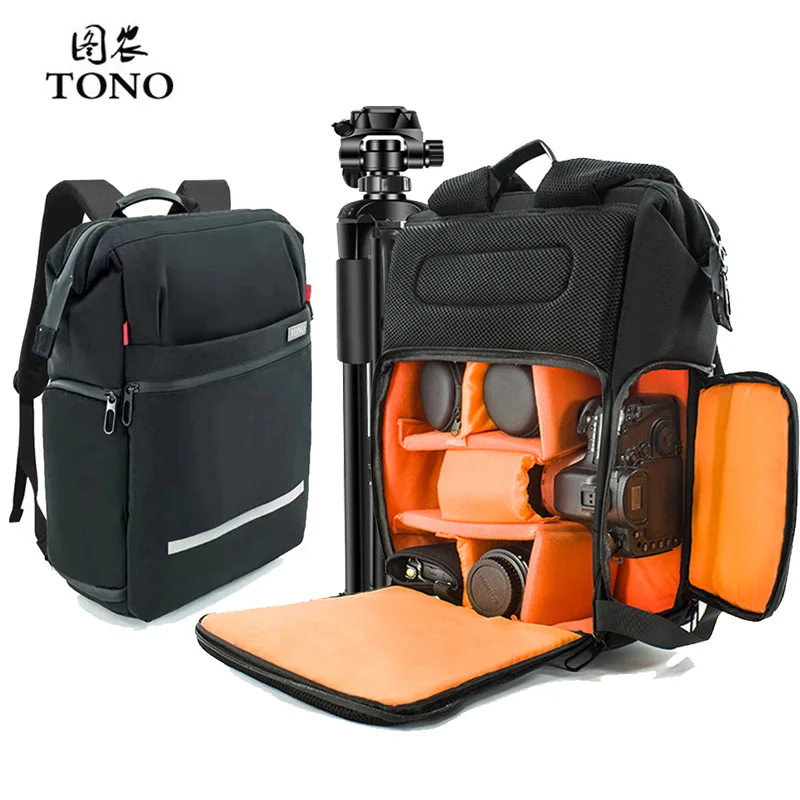 

Photography bag, professional equipment storage in the upper and lower compartments, mirrorless drone outdoor backpack