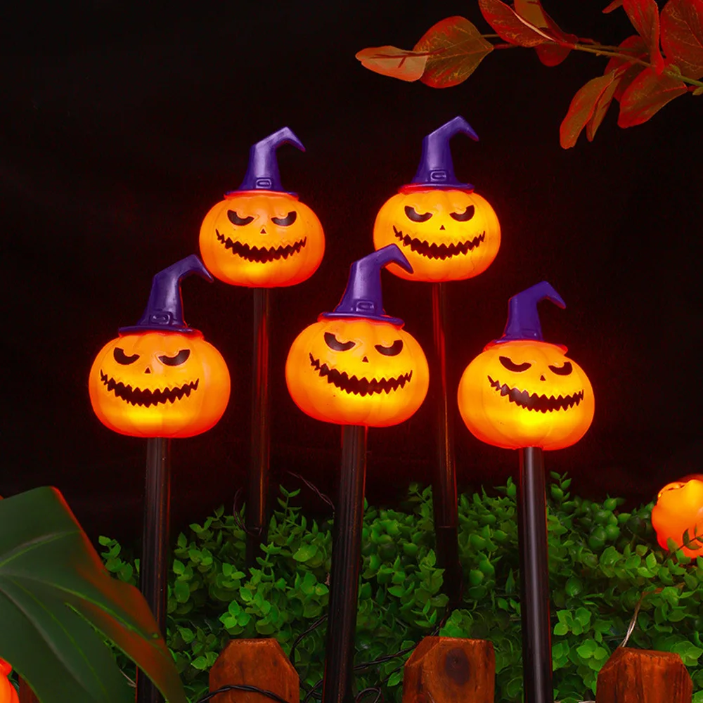 

Halloween Pumpkin Solar Ground Lamp Pumpkin Patio Garden Outdoor Decoration Ground Lamps