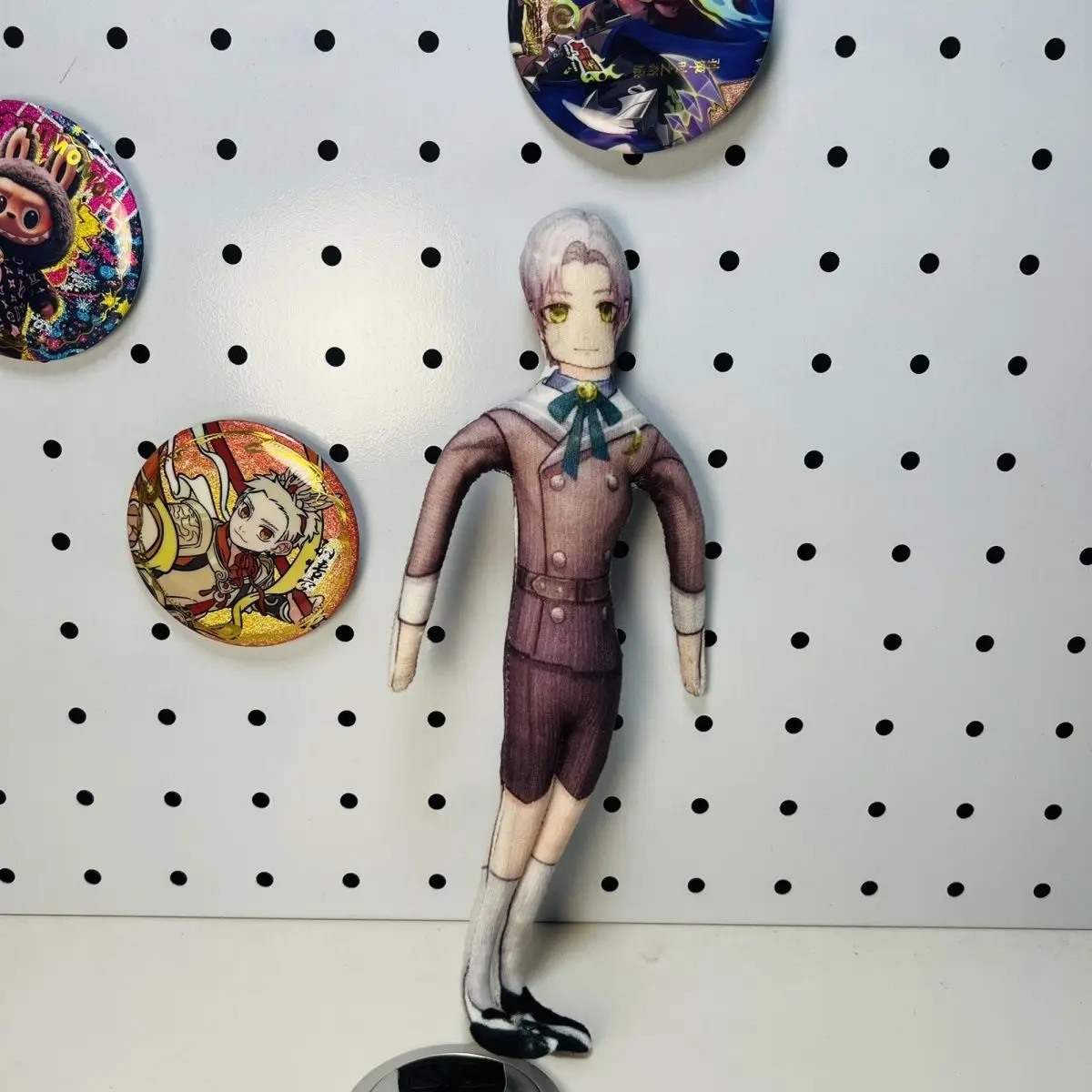 Muñeco de peluche móvil de Anime The Uncertainty of Fate con cuerpo abstracto, esqueleto de alambre, Cosplay, muñecos de Halloween, accesorios hechos a mano