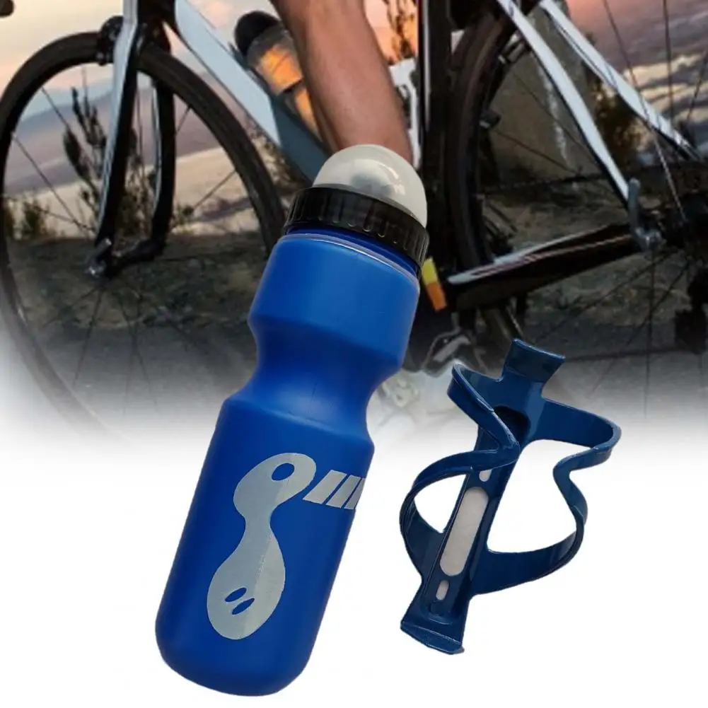 750ml Convenient Easy to Use Easy to Carry 5 Colors Plastic Dustproof Bicycle Bottle Set Cycling Drink Bottle Dustproof