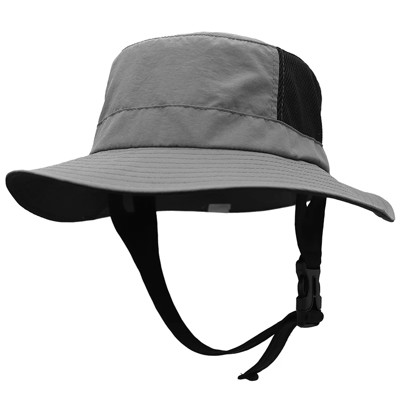 

Men Bucket Hat Beach Surf Hat Sunscreen Quick Dry Outdoor Hat Ladies Sunshade Adjustable Chin Buckle Fishing Camping Adult Hat