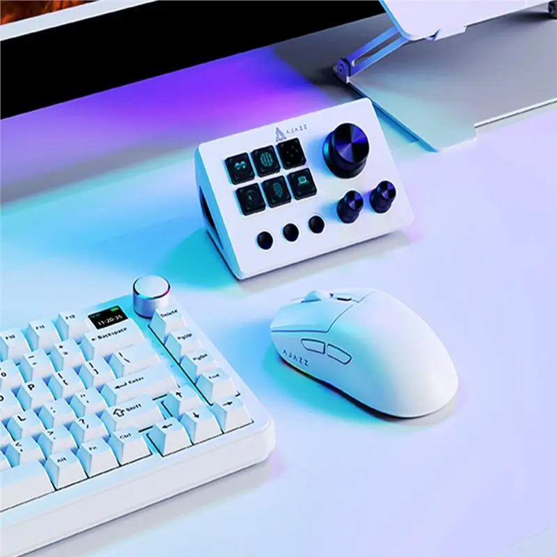 Super Deal -Multiple Scenario Programmable Macro Controller Mini Keyboard Desktop Helper Desk Console Panel Custom Button