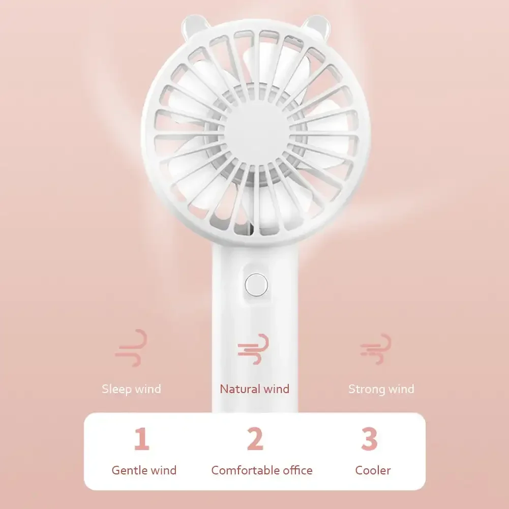 Ventilateur portatif petit ventilateur de refroidissement USB Rechargeable cils muet refroidisseur ventilateur portatif Mini USB Rechargeable bureau