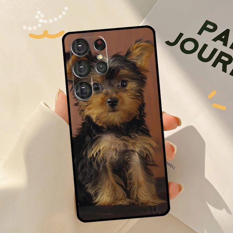 Yorkshire Terrier Dog Puppy Case For Samsung Galaxy S23 S22 Ultra S21 FE S9 S10 Note 10 Plus S20 FE S21 Ultra Back Cover