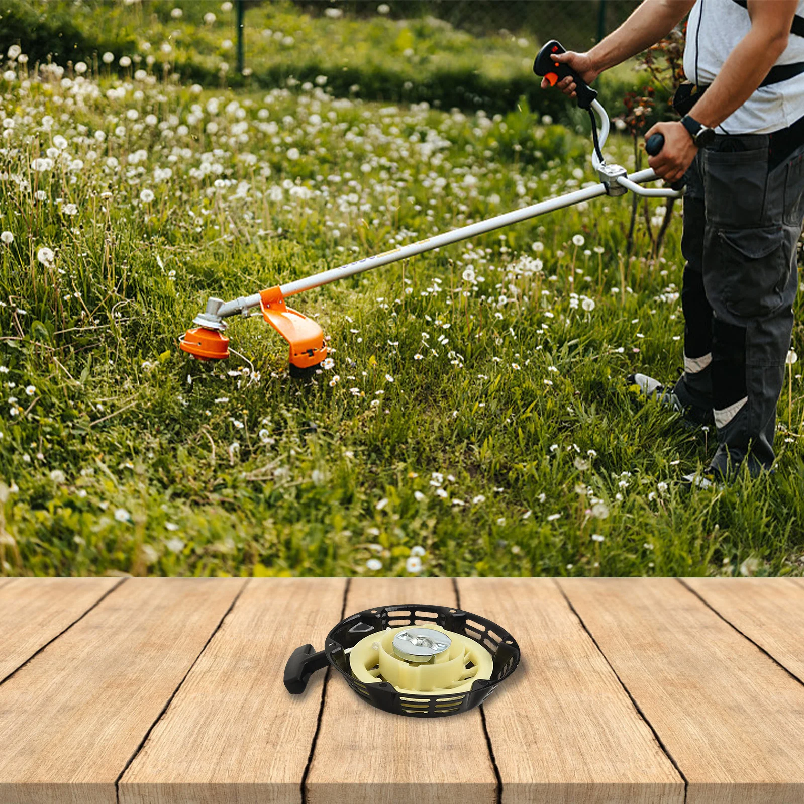 

Стартер ручной для двигателей 5.5-6.5 л.с., надежное и удобное подключение, универсальная совместимость