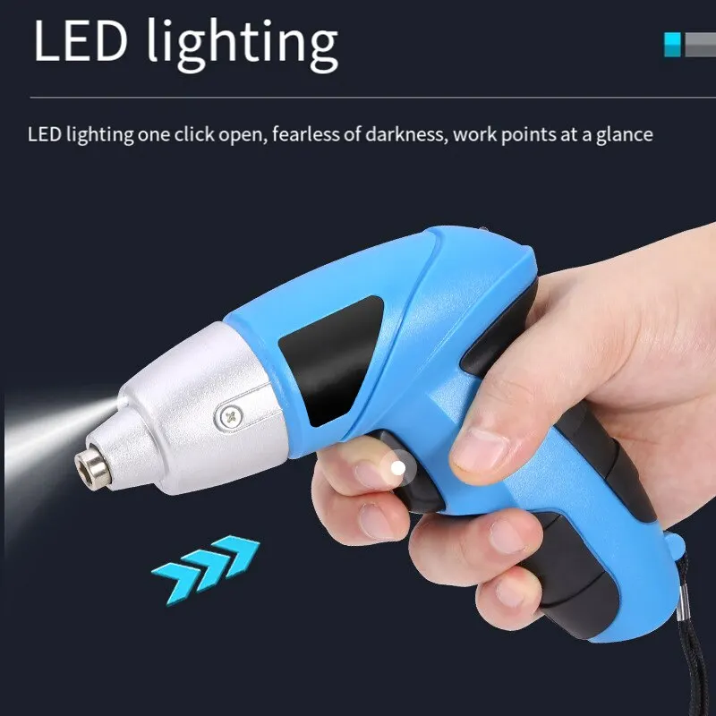 Clearance_Cordless Electric Screwdriver Rechargeable 1300mah Lithium Battery Mini Drill 3.6V Power Tools Set Household Maintenan image 6