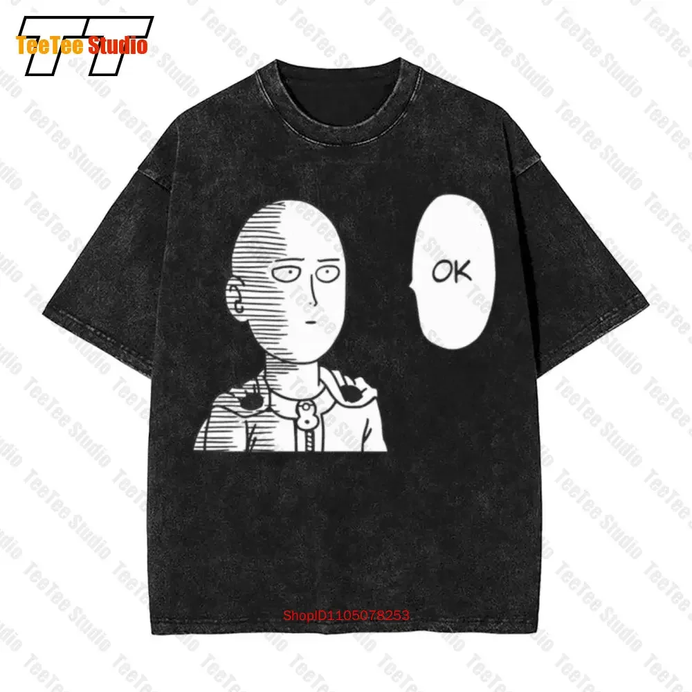 Ok One Punch Man Strongest Hero No Hair Saitama Vintage Golf Wear  T-Shirt 0M72