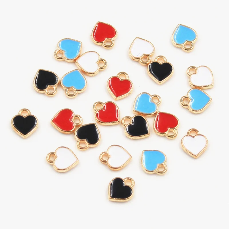 50pcs Charms Colorful Lovely Star KC Gold Color Pendants DIY Crafts Making Findings Handmade Fashion Jewelry