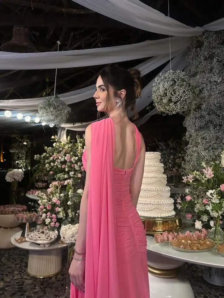 Thinyfull linha a vestidos de baile sem mangas plissado vestido de festa à noite longo ocasião especial vestido robe de soirée personalizado