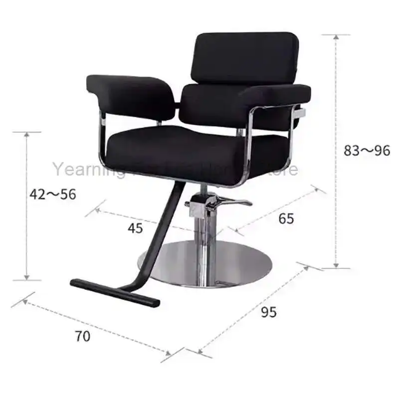 

Nordic Aesthetic Barber Chair Professional Fashion Simple Luxury Hairdresser Chair Salon Ergonomic Kapperstoel Hair Furniture