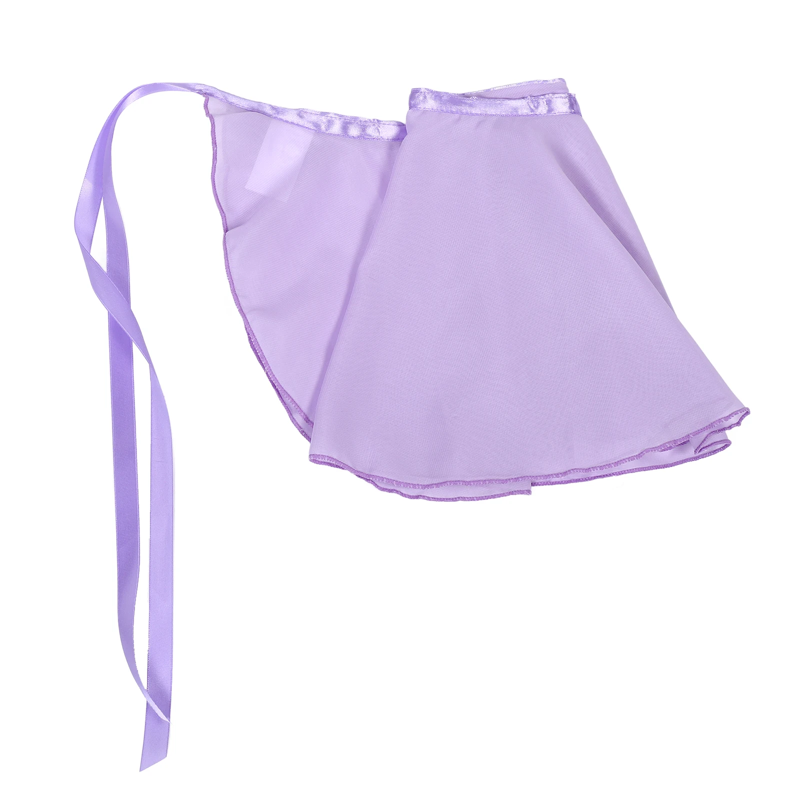 

Ballet Skirt Purple Tie Waist Lightweight Breathable Dance Tutu Skirt for Ballet Class Performance Dancewear